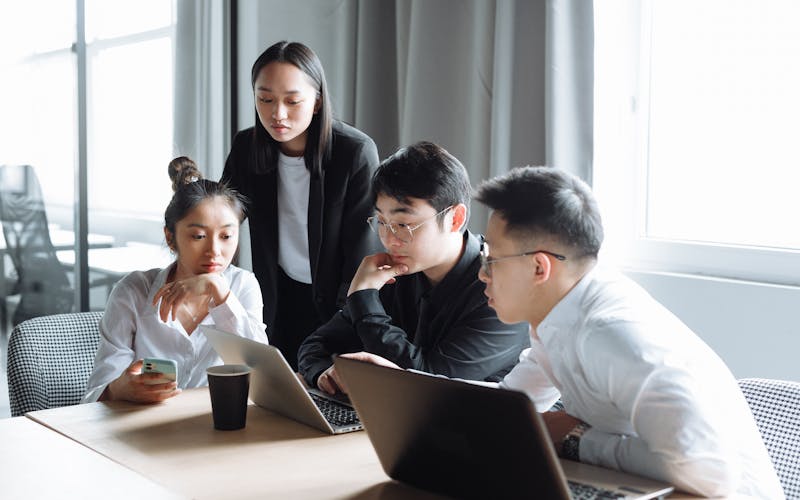 チームミーティングの様子